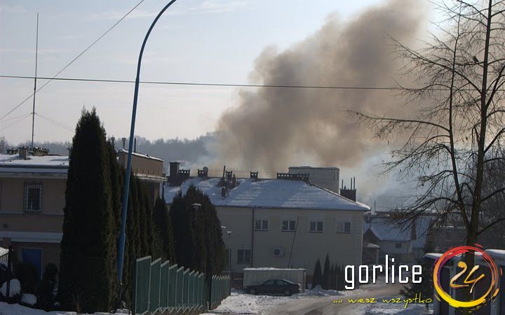 Pożar w bieckim tartaku