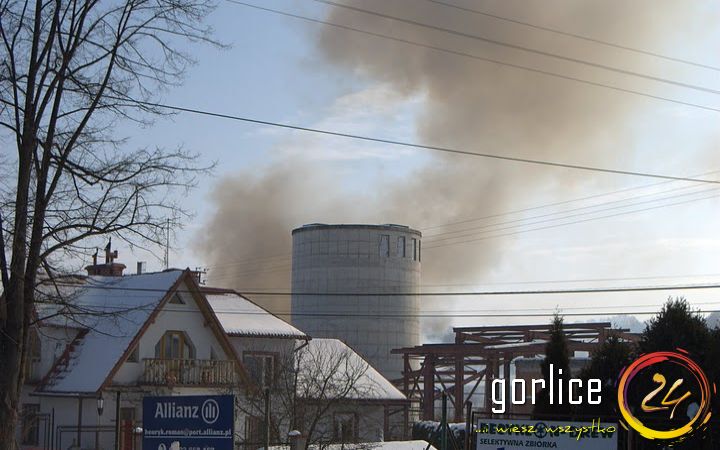 Pożar w bieckim tartaku