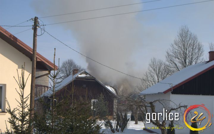 Pożar w bieckim tartaku