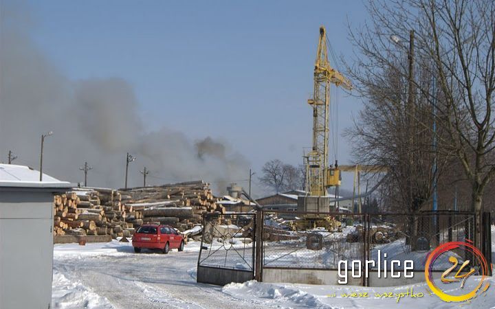 Pożar w bieckim tartaku