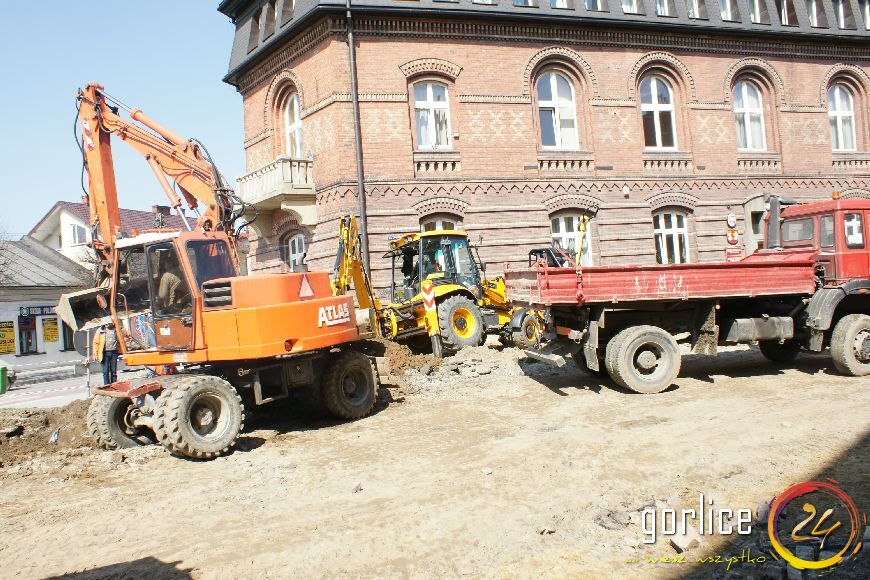 Przebudowa ulicy Bieckiej dzień 2