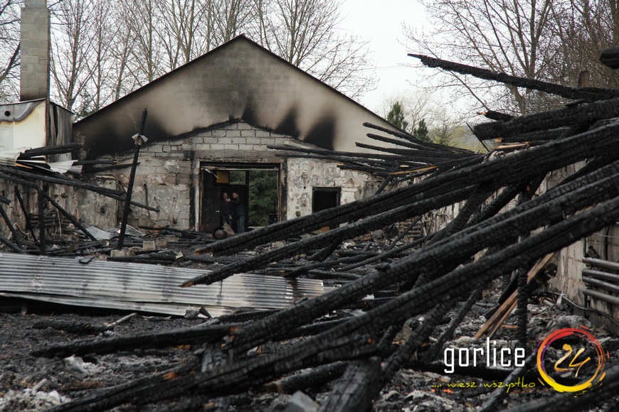 20 tysięcy kurcząt poszło z dymem