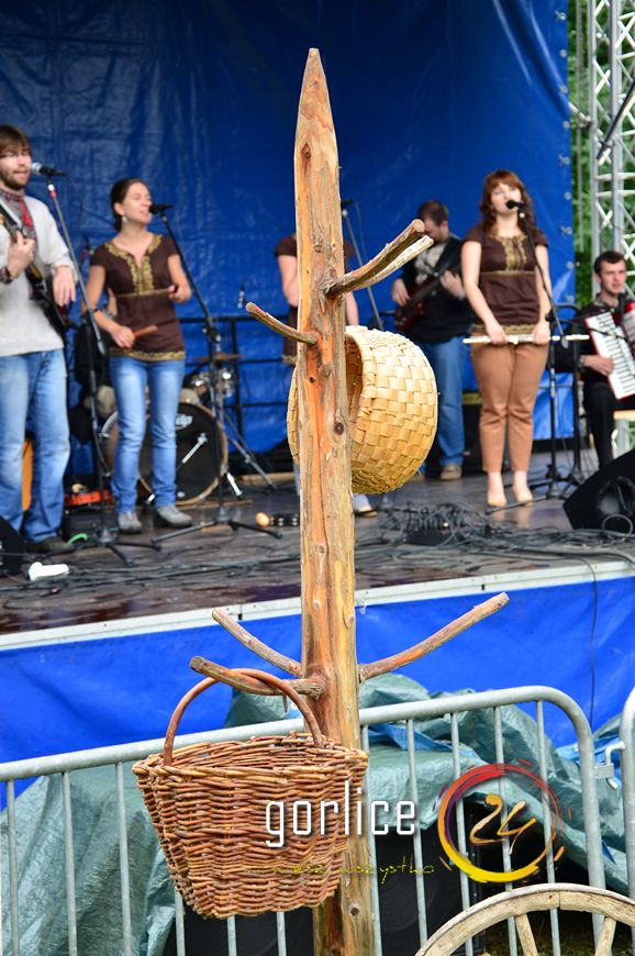 Panorama w strugach deszczu