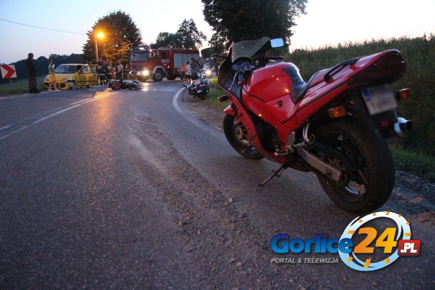 Czołówka motocyklisty