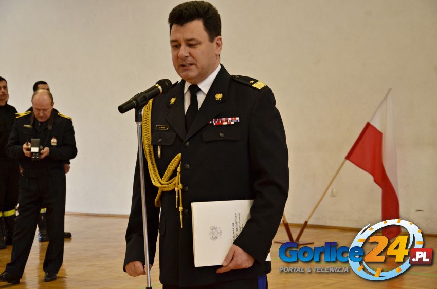 Nowy komendant gorlickich strażaków