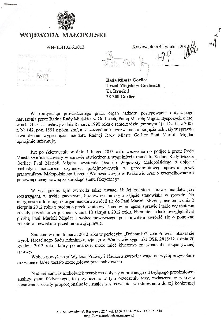 Radna Migdar w pełnej zgodzie z prawem!