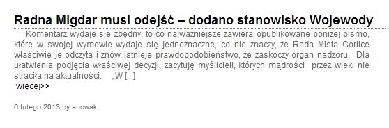 Radna Migdar w pełnej zgodzie z prawem!