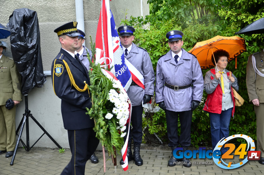 Hołd w strugach deszczu