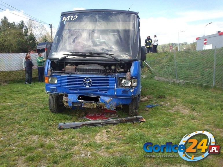 Wymusiła pierwszeństwo na autobusie