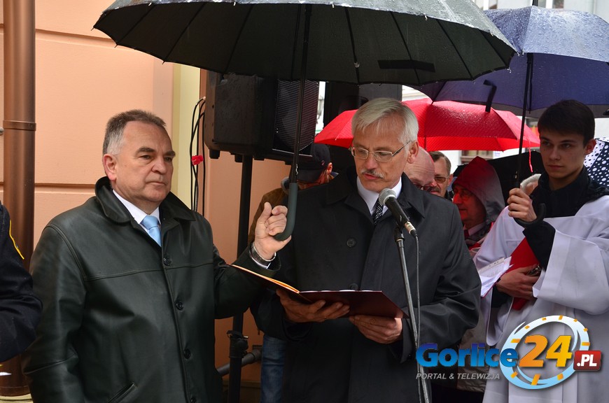 Honorowy obywatel Gorlic ma tablicę