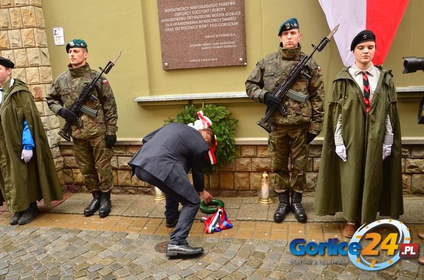 Honorowy obywatel Gorlic ma tablicę