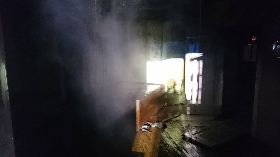 Trudna noc strażaków