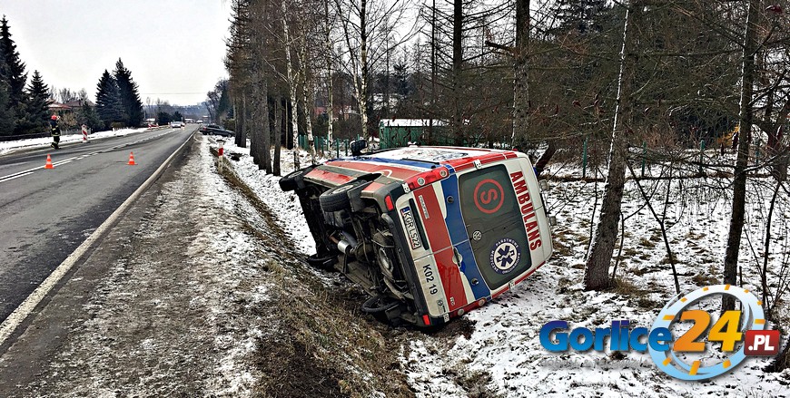 Wymusiła pierwszeństwo na karetce