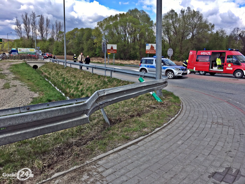 Biecz: DK28 zderzenie Fiata i Renault