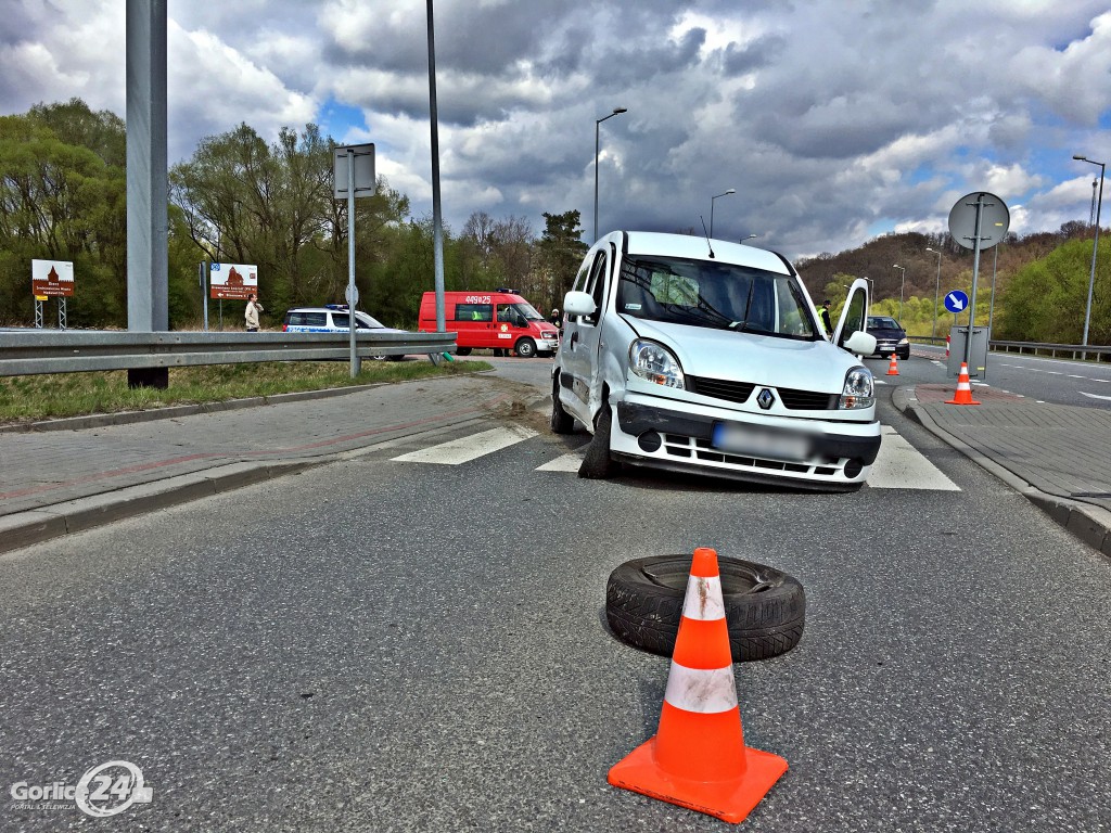 Biecz: DK28 zderzenie Fiata i Renault