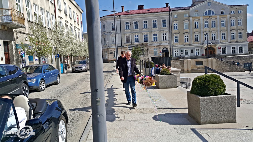 Wielkanocne palmy na gorlickim Rynku