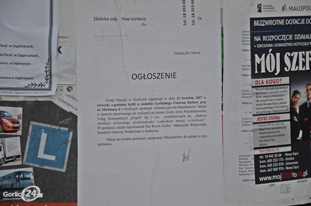 Spalarnia śmieci - zebranie z mieszkańcami