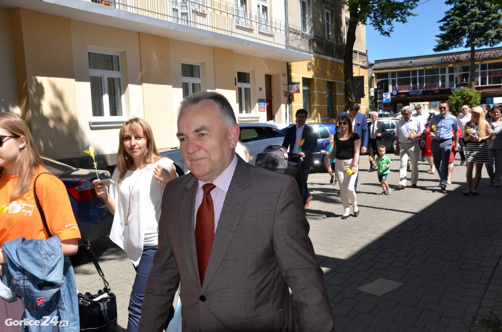 Niepełnosprawni, żonkile i Andre