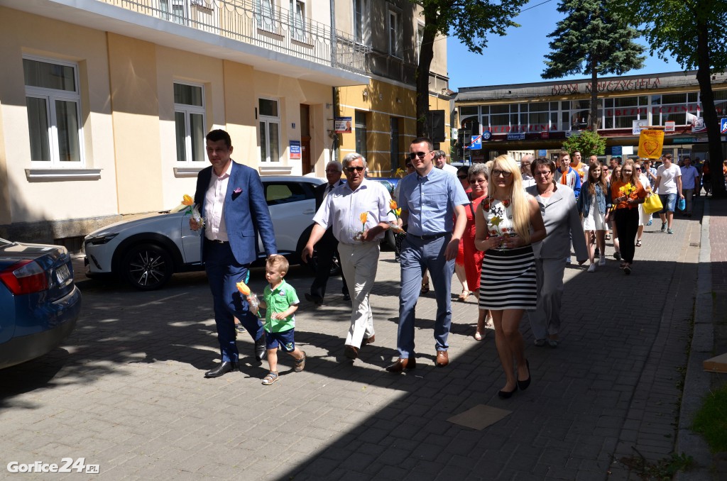 Niepełnosprawni, żonkile i Andre