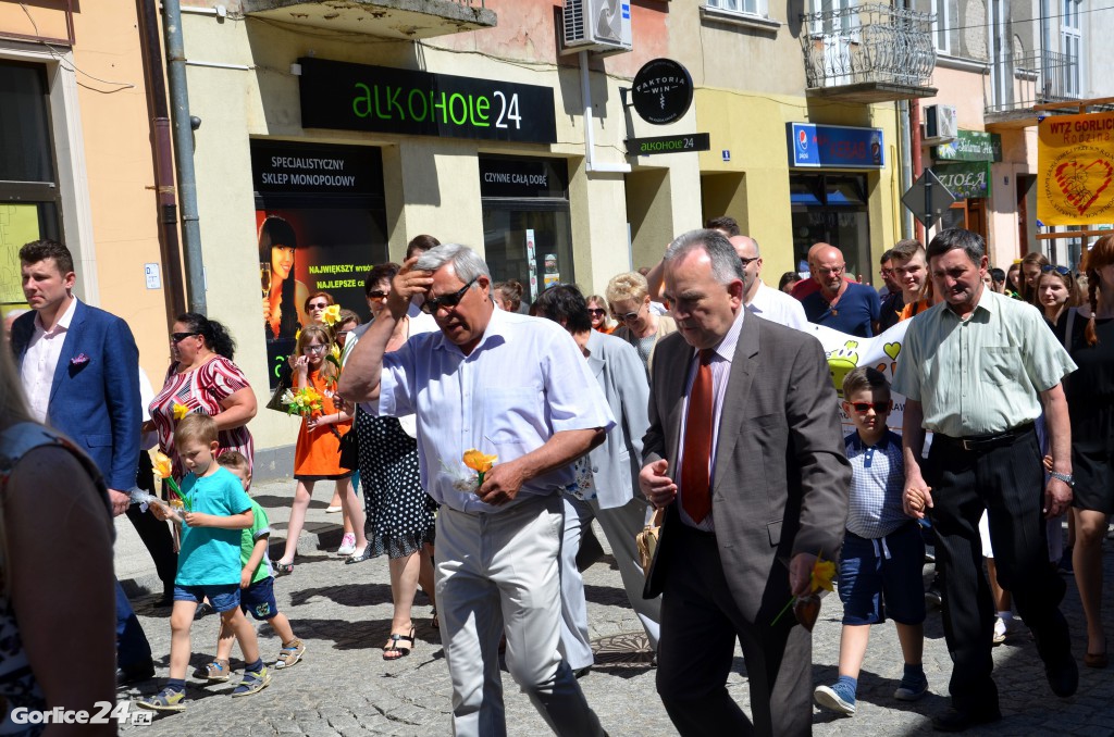 Niepełnosprawni, żonkile i Andre