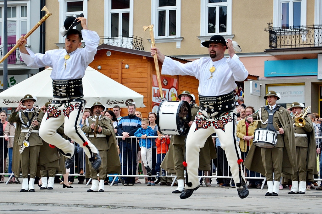 Musztra Paradna na gorlickim Rynku