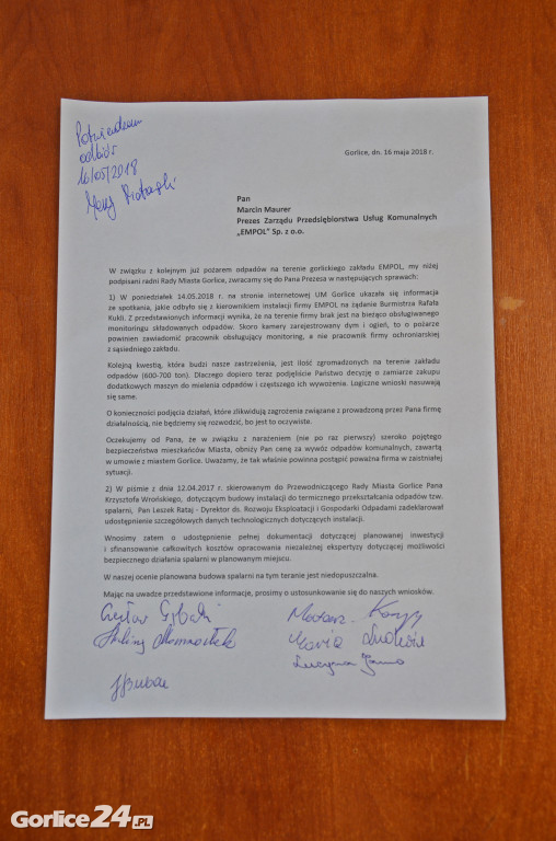 EMPOL cztery dni po pożarze
