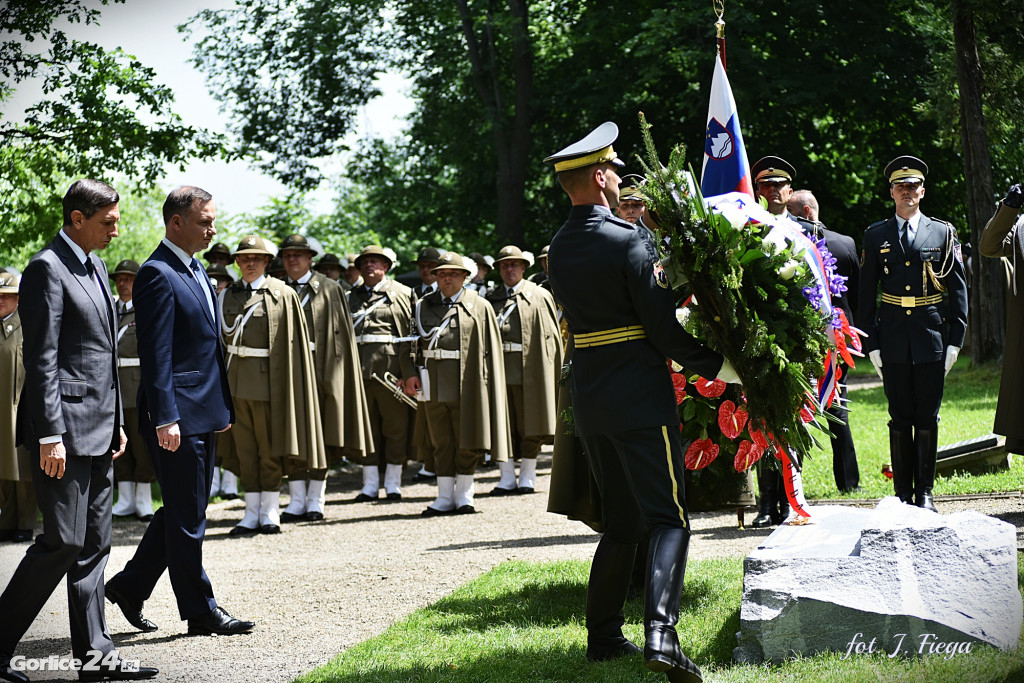 Prezydenci Polski i Słowenii w Gorlicach