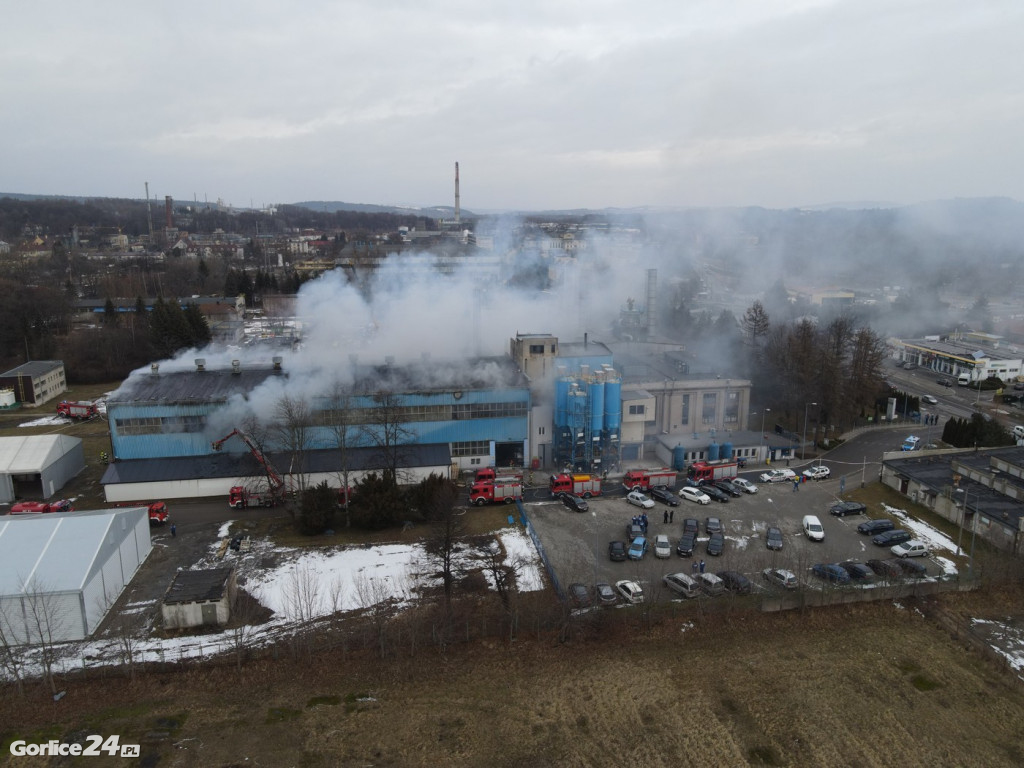 Pożar na ulicy Bieckiej (01.02.2022)