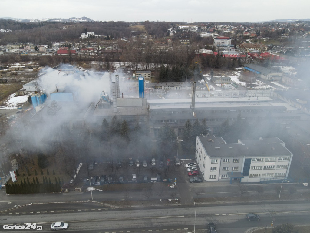 Pożar na ulicy Bieckiej (01.02.2022)