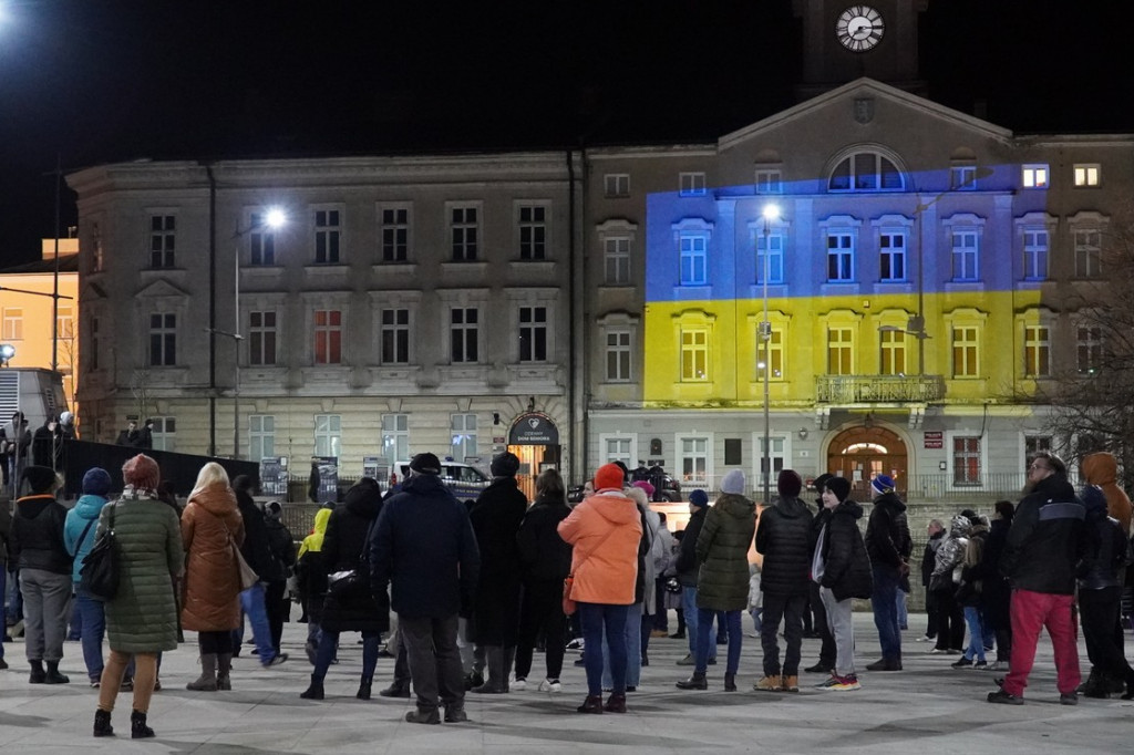 Wiec solidarności z Ukrainą
