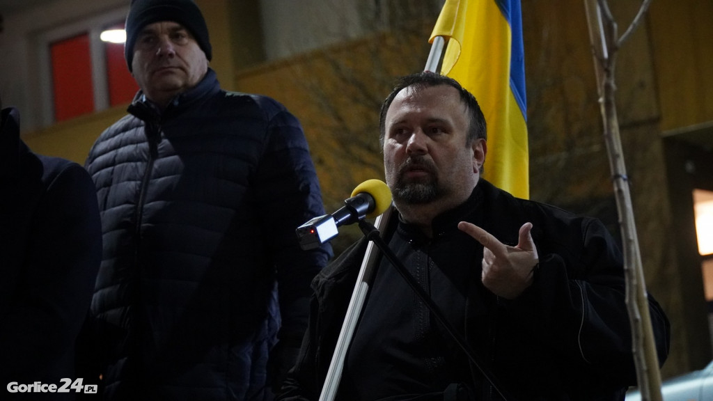 Wiec solidarności z Ukrainą