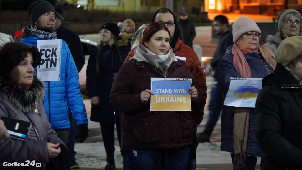 Wiec solidarności z Ukrainą
