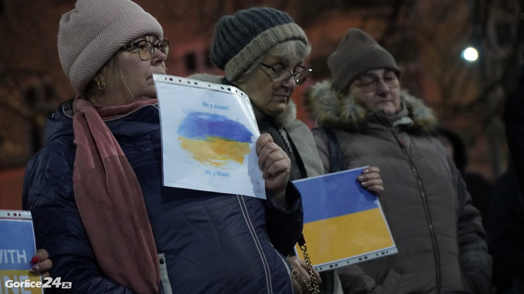 Wiec solidarności z Ukrainą