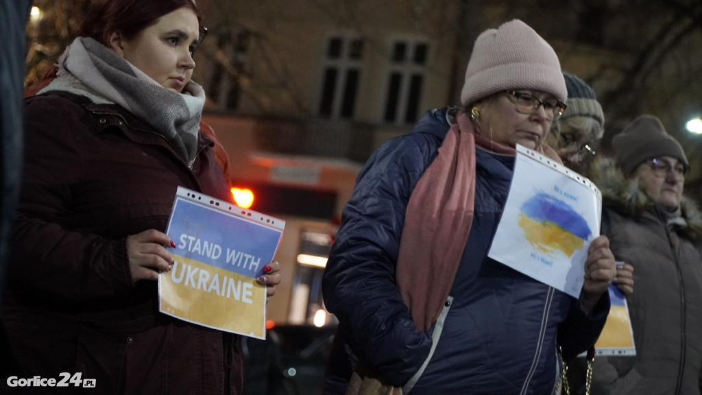 Wiec solidarności z Ukrainą