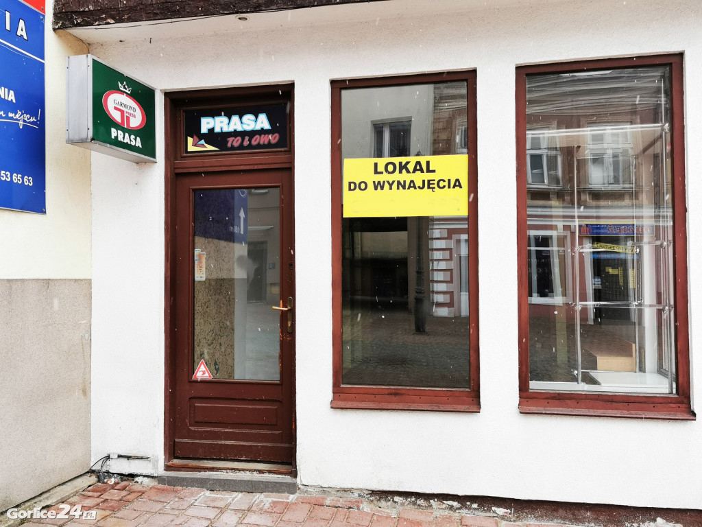 Lokale handlowe w Gorlicach pustoszeją