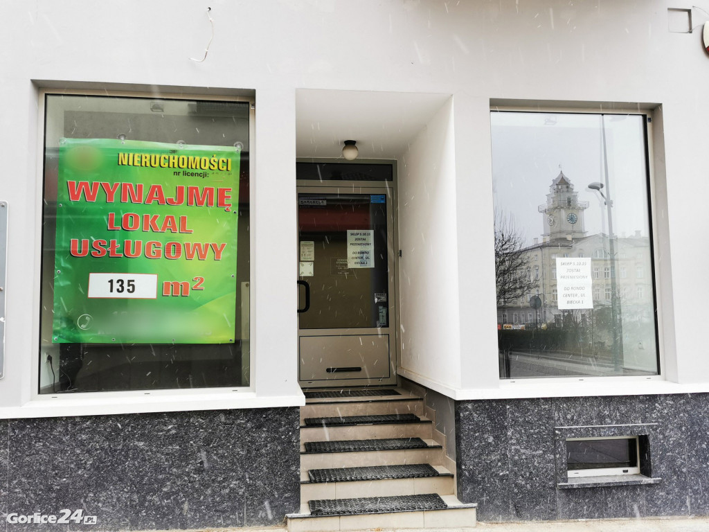 Lokale handlowe w Gorlicach pustoszeją
