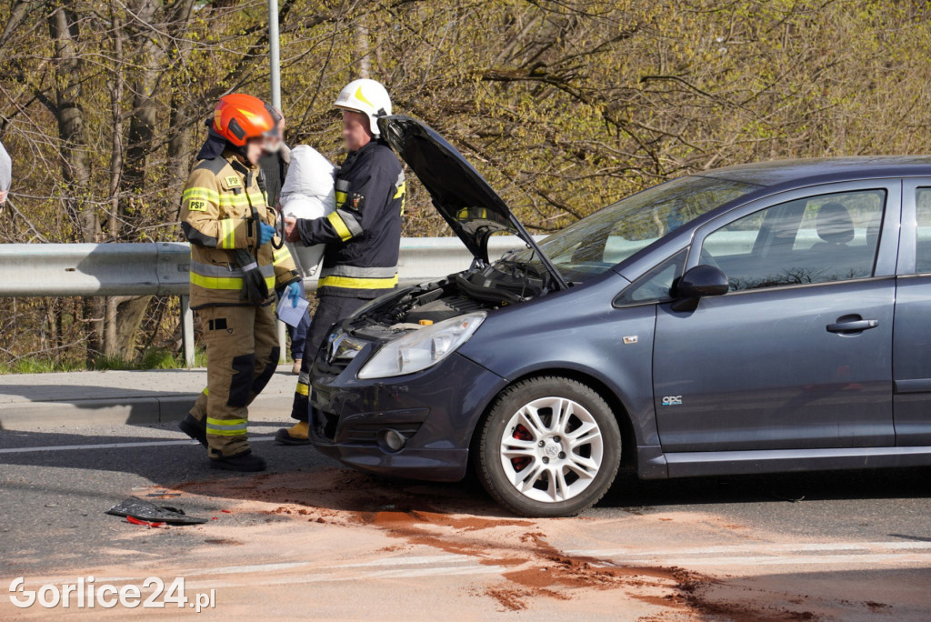 Wypadek w Szymbarku - skrzyżowanie na Bielankę