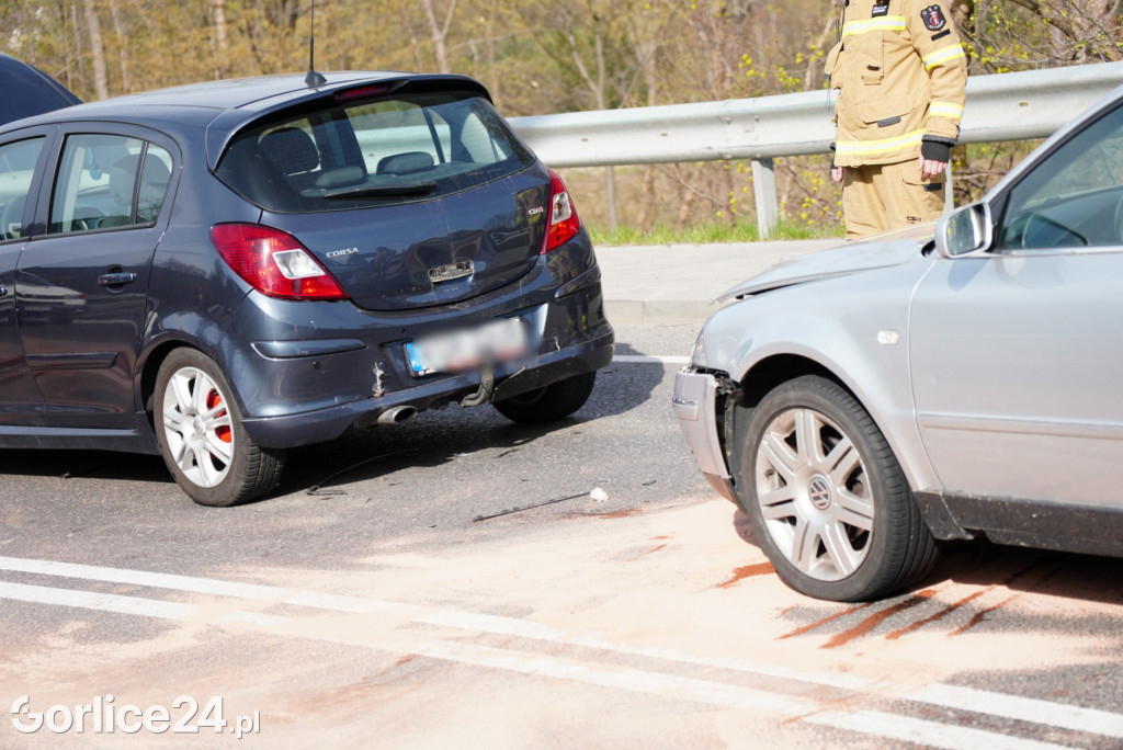 Wypadek w Szymbarku - skrzyżowanie na Bielankę