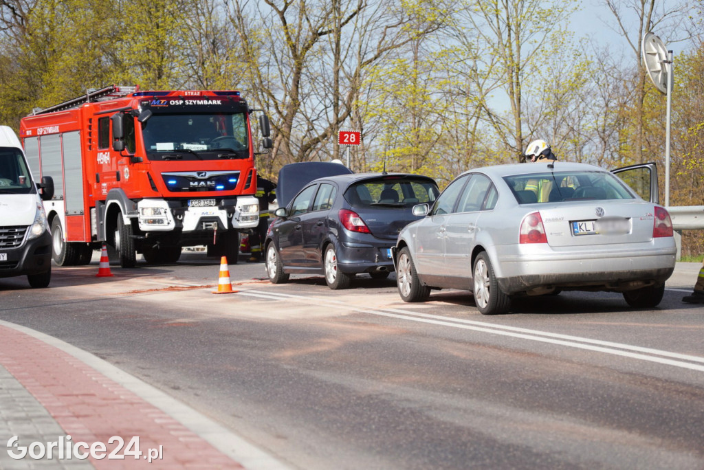 Wypadek w Szymbarku - skrzyżowanie na Bielankę