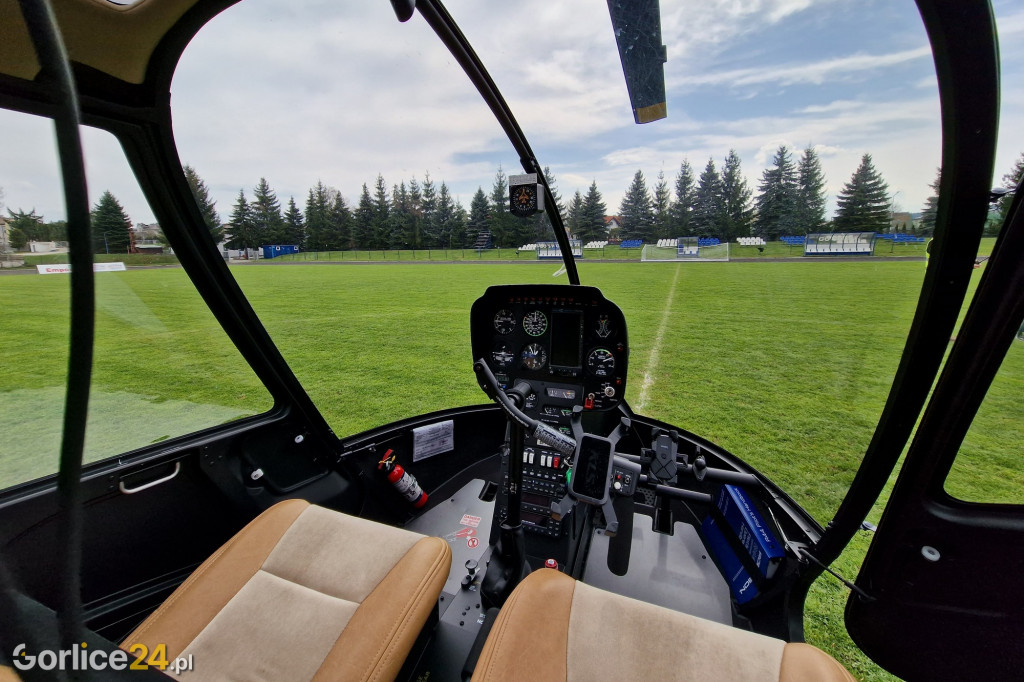 Helikopter - loty nad Gorlicami