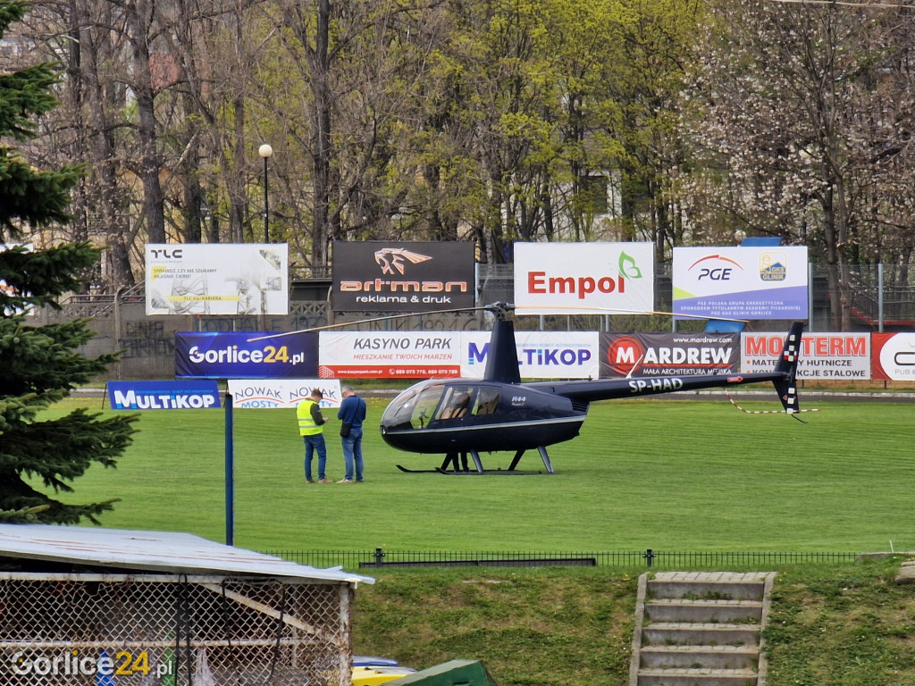 Helikopter - loty nad Gorlicami