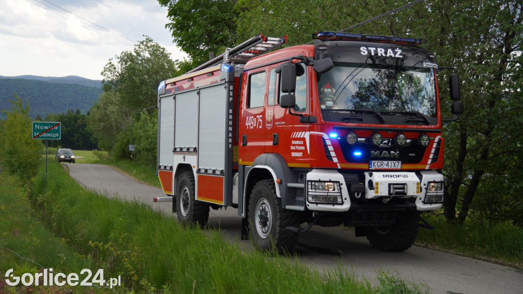 Pożar budynku gospodarczego w Nowicy 21.05
