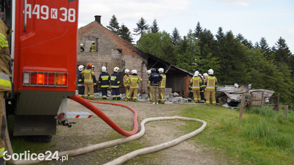 Pożar budynku gospodarczego w Nowicy 21.05