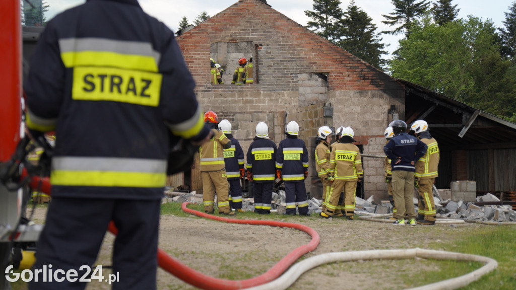 Pożar budynku gospodarczego w Nowicy 21.05