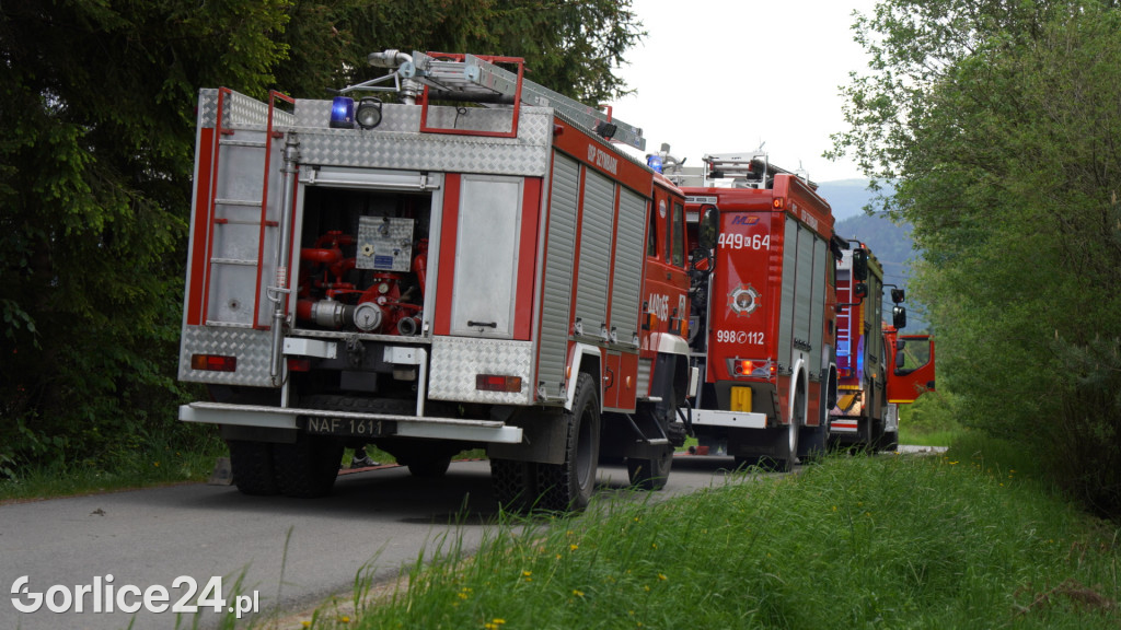 Pożar budynku gospodarczego w Nowicy 21.05
