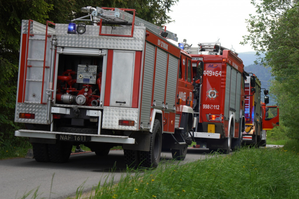 Pożar budynku gospodarczego w Nowicy 21.05