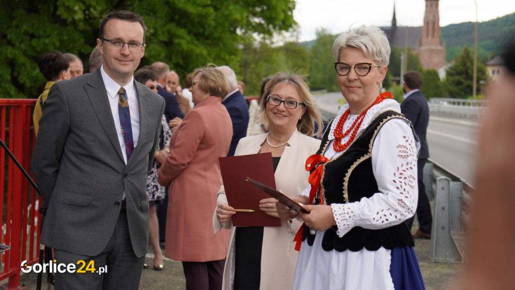 Uroczyste otwarcie mostu w Sękowej 23.05.