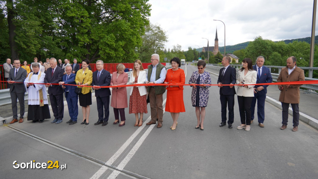 Uroczyste otwarcie mostu w Sękowej 23.05.