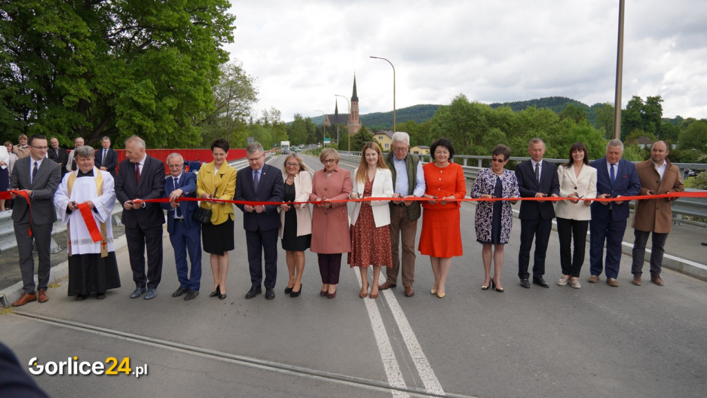 Uroczyste otwarcie mostu w Sękowej 23.05.
