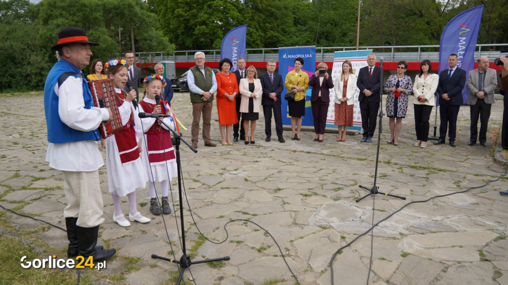 Uroczyste otwarcie mostu w Sękowej 23.05.